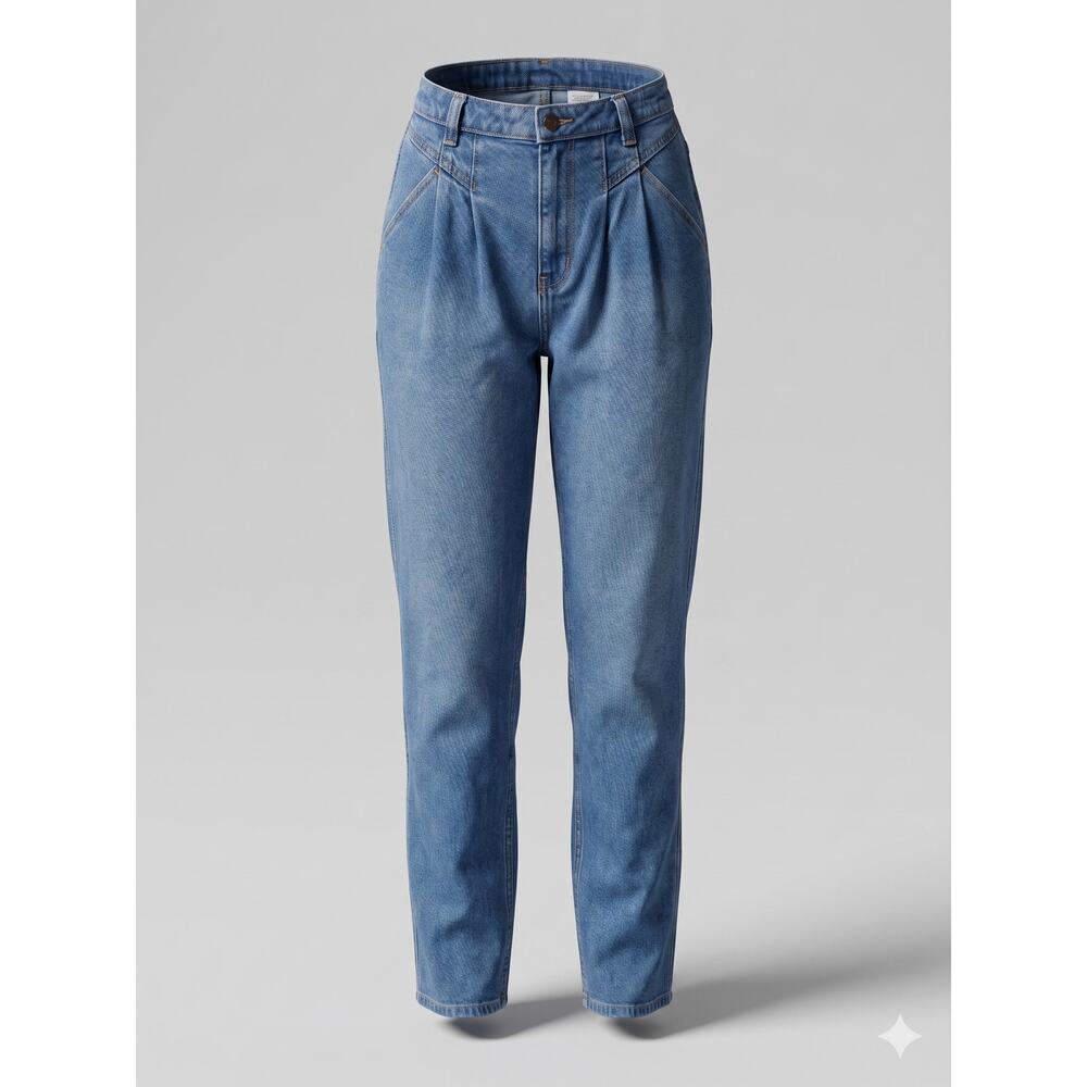 Hollister Womens 5 Y2K 90s Grunge Retro Minimalist Ultra High Rise‎ Mom Jeans - Picture 1 of 12